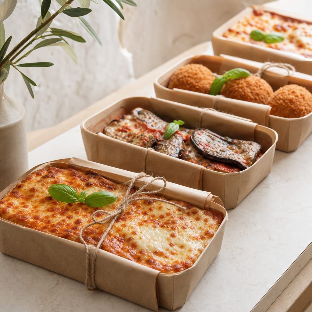 Barquettes de plats à emporter